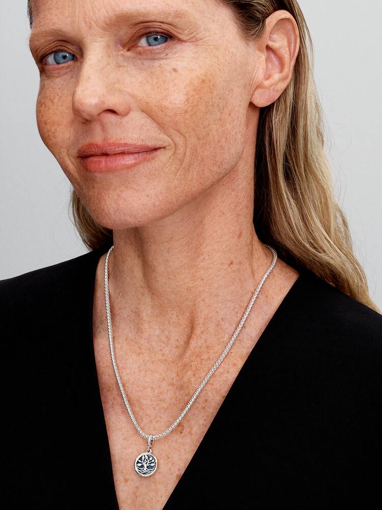 Pingente duplo de árvore infinita que brilha no escuro | Pandora