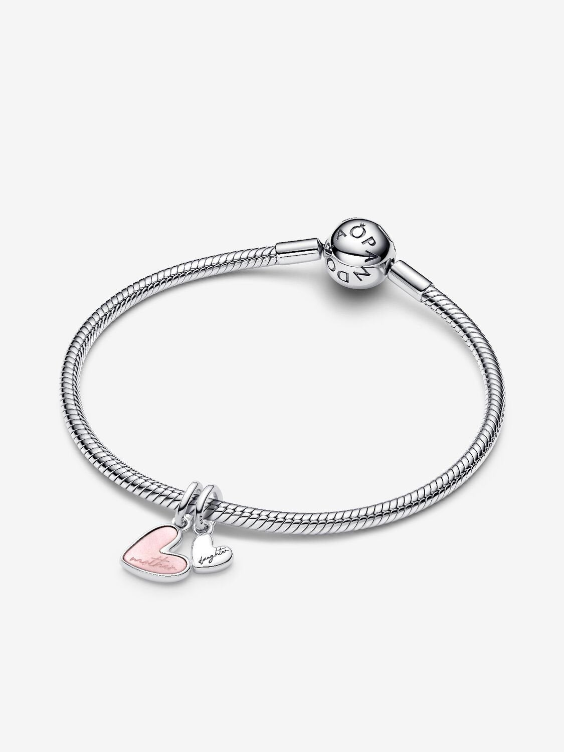 Coeur Double - Fille & Mère - Argent - Charms - Pandora