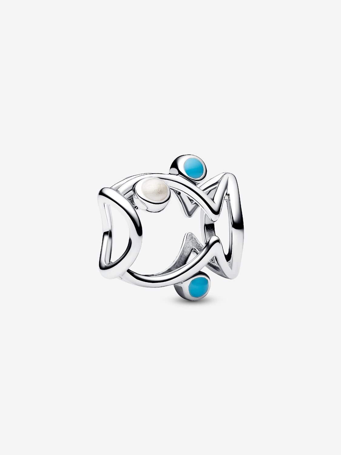 Animals - Openwork Fish - Silver - Charms - Pandora