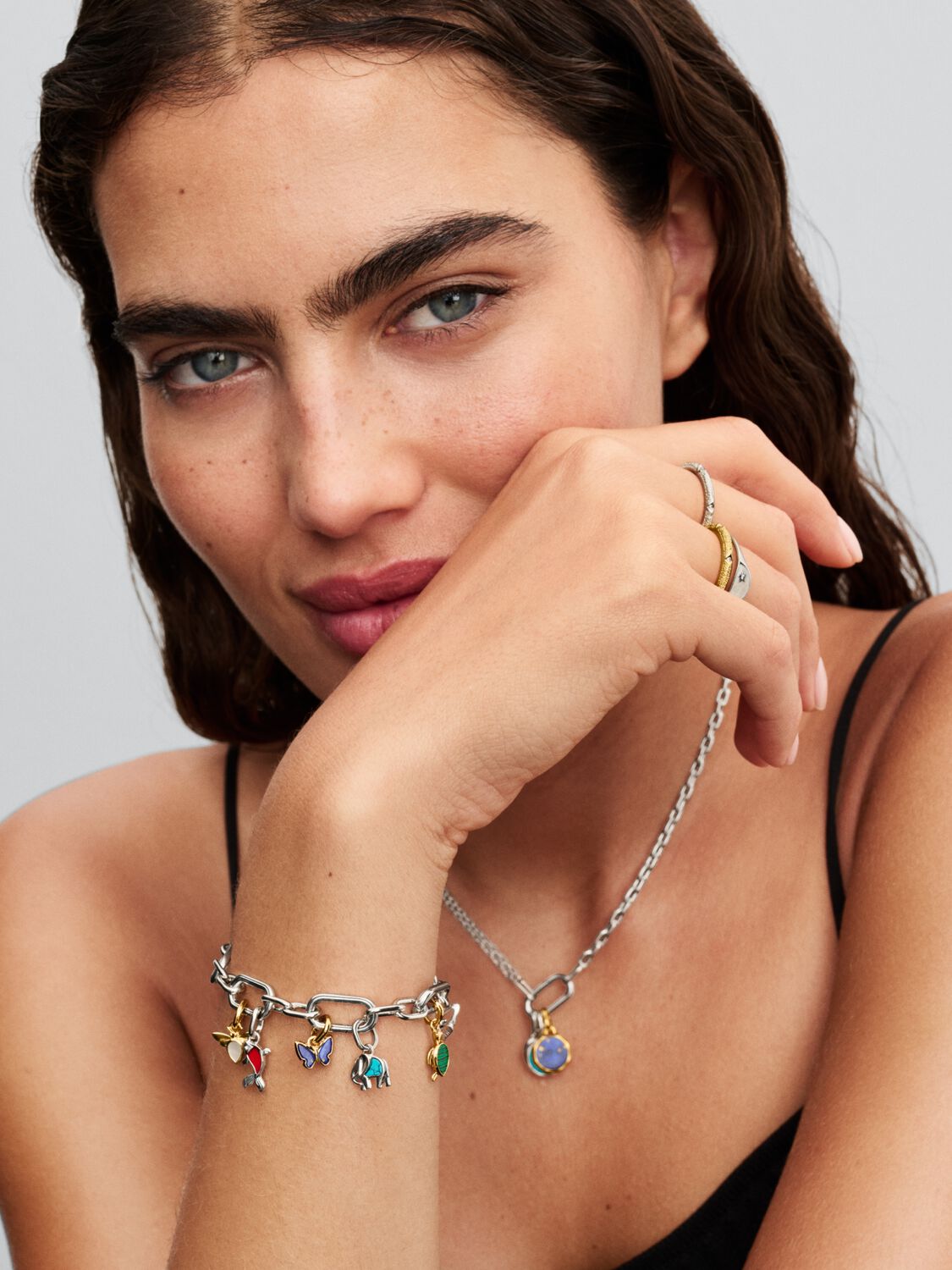 Animals - Mini elephant - Silver - Charms - Pandora