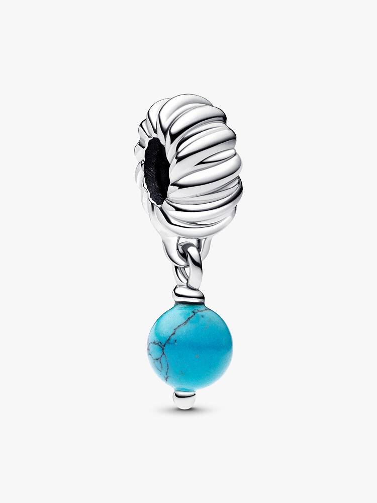 Pandora Charm - vedhæng i turkis farve | 793901C01