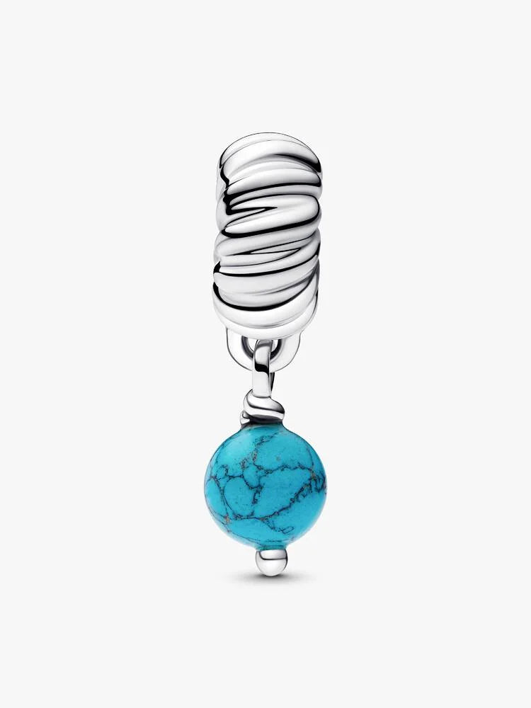 Pandora Charm - vedhæng i turkis farve | 793901C01