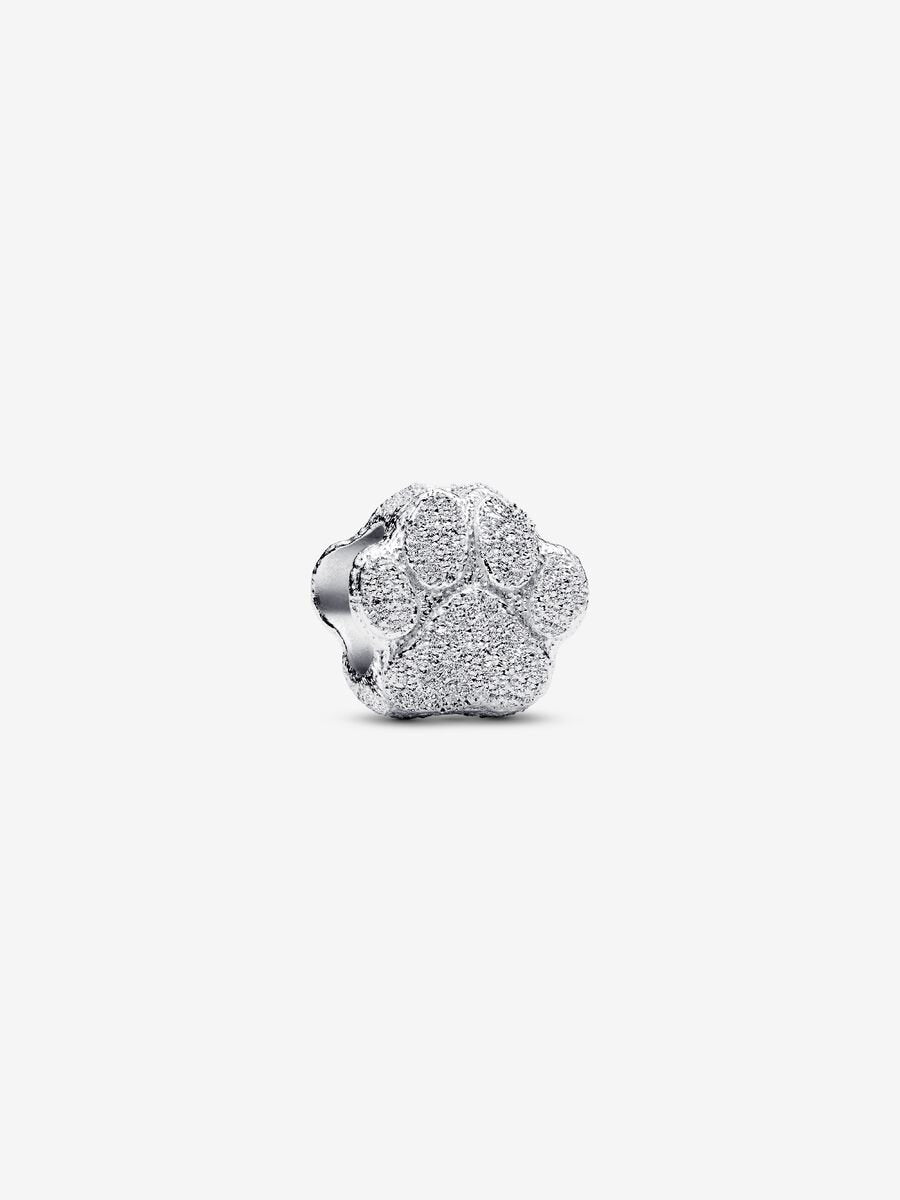 Mini Textured Paw Charm | Pandora