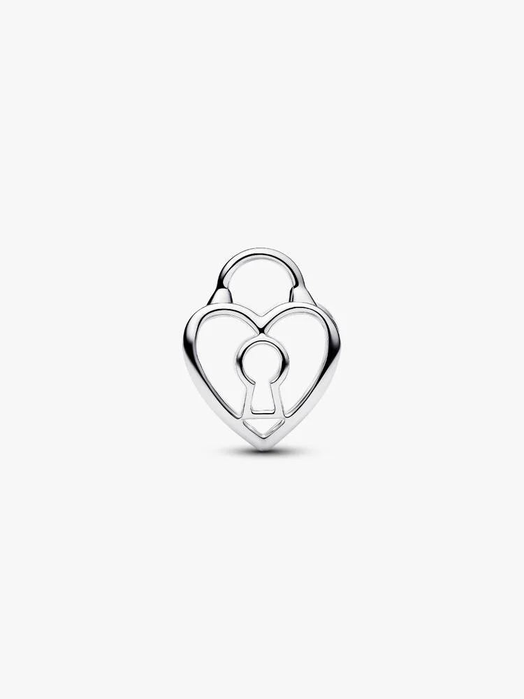 Pandora - Openwork Heart Padlock Charm