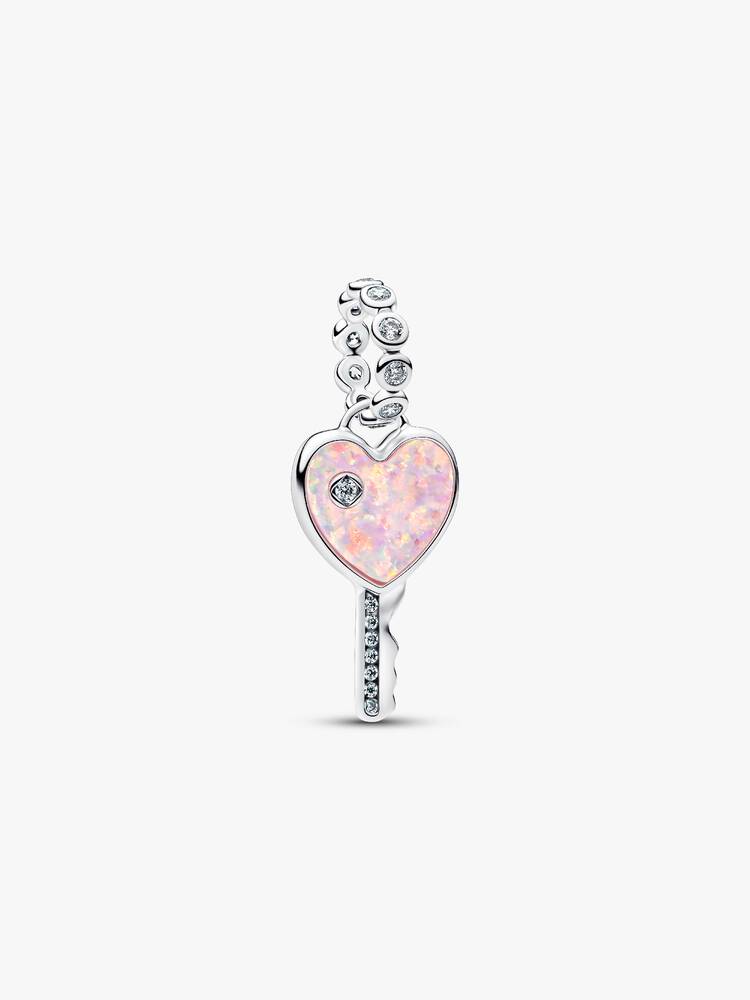 Pandora Charm - Heart Key