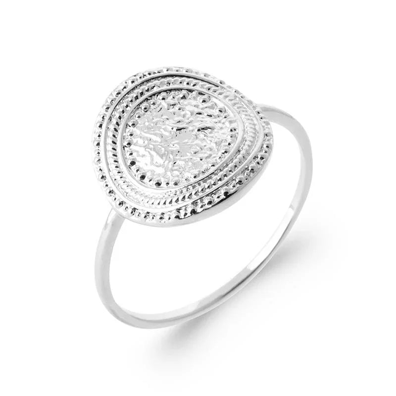 Anillo Medallón – Plata | Azuline
