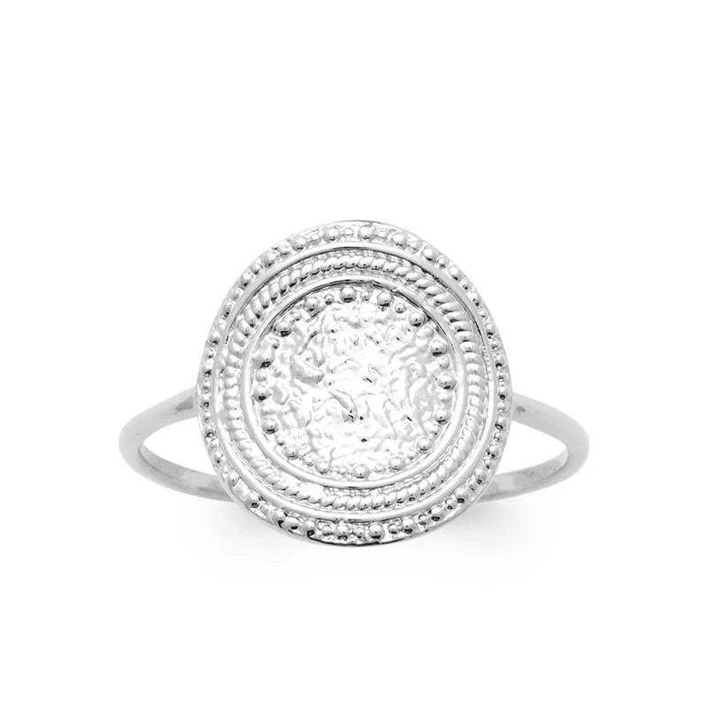 Anillo Medallón – Plata | Azuline ver 2