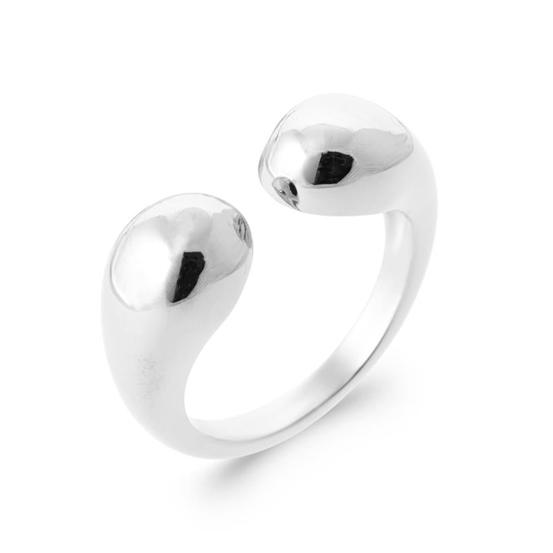 Volute Open Ring – Silver | Azuline