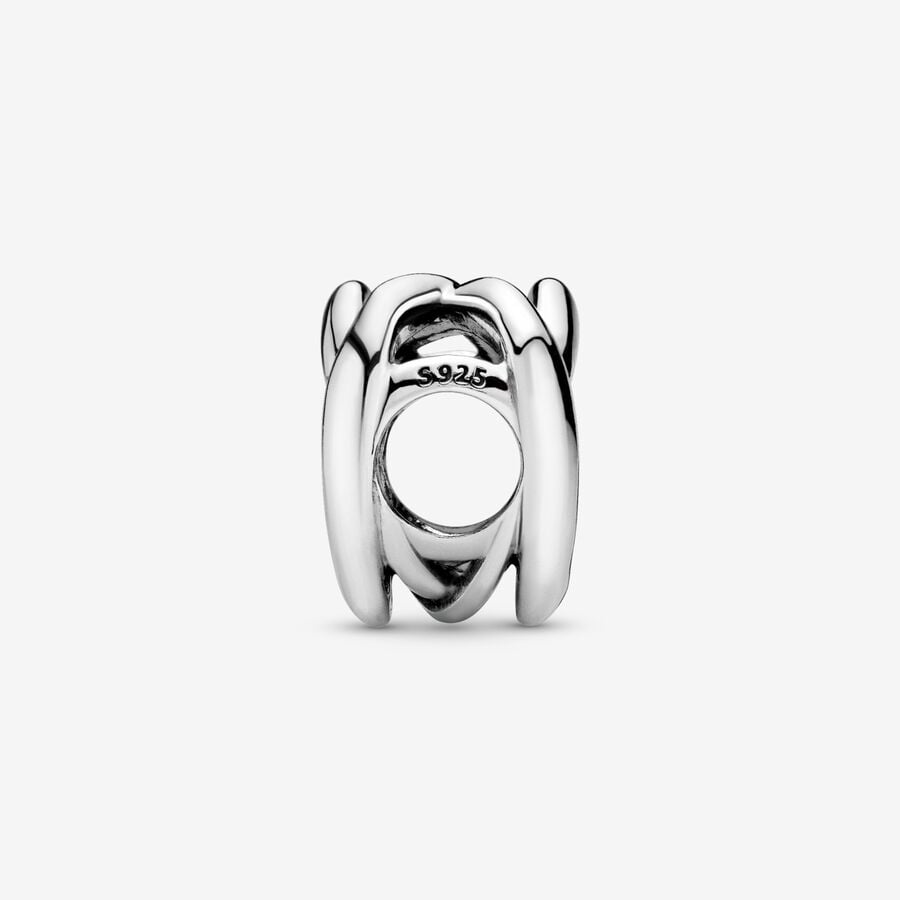 Coração com nó - Prata - Charms - Pandora