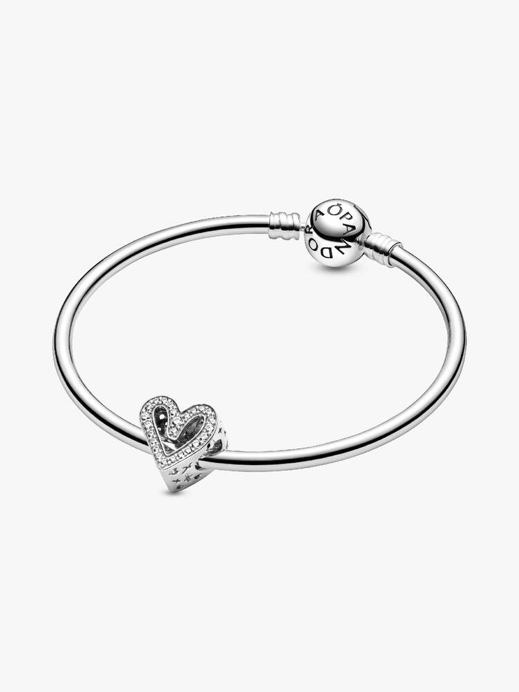 Pandora Charm - Sparkling Drawn Heart | 798692C01