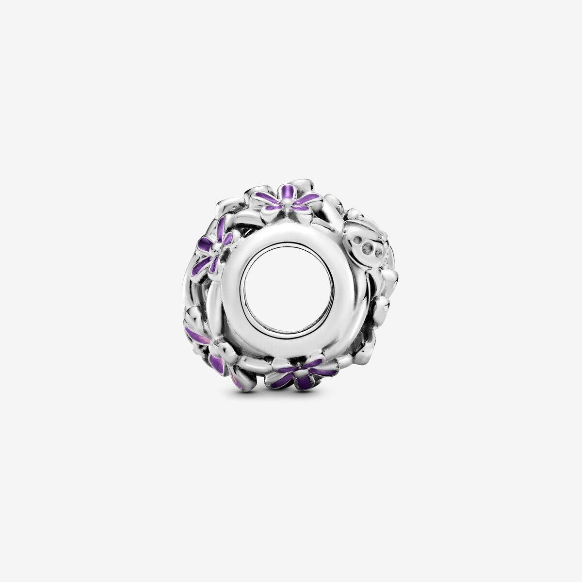 Openwork Violet Daisy Charm | Pandora