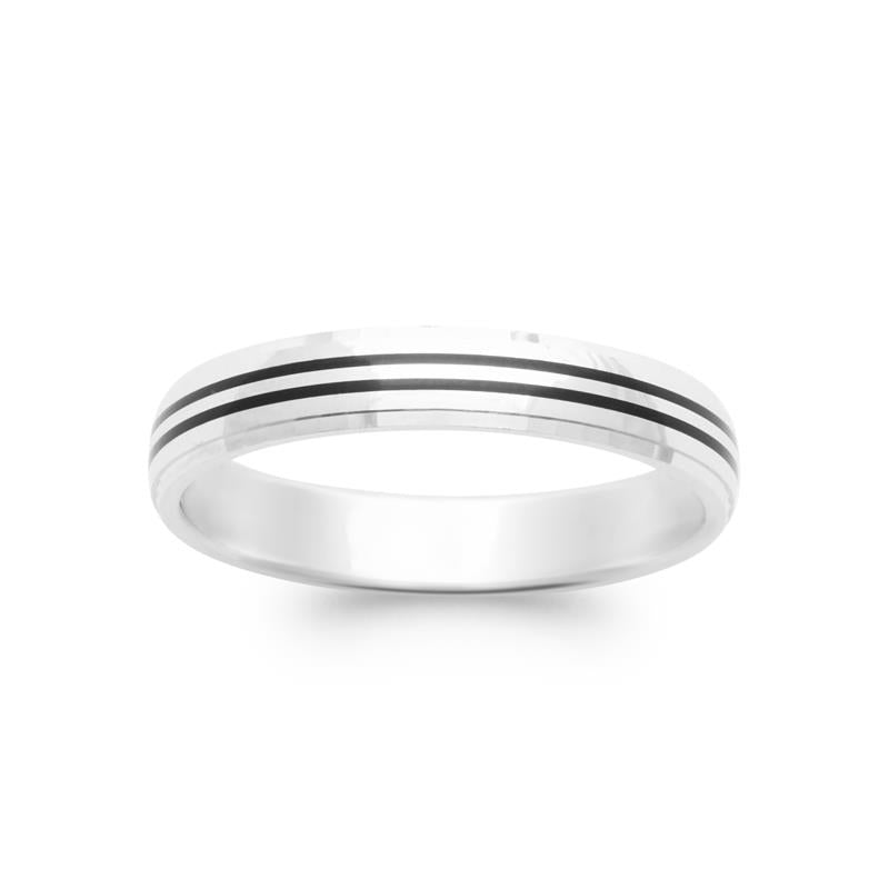 Double Lines Ring – Silver | Azuline