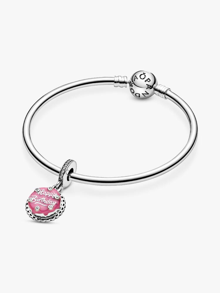 Charm Pandora - Pendant Gâteau d'Anniversaire Rose | 798888C01