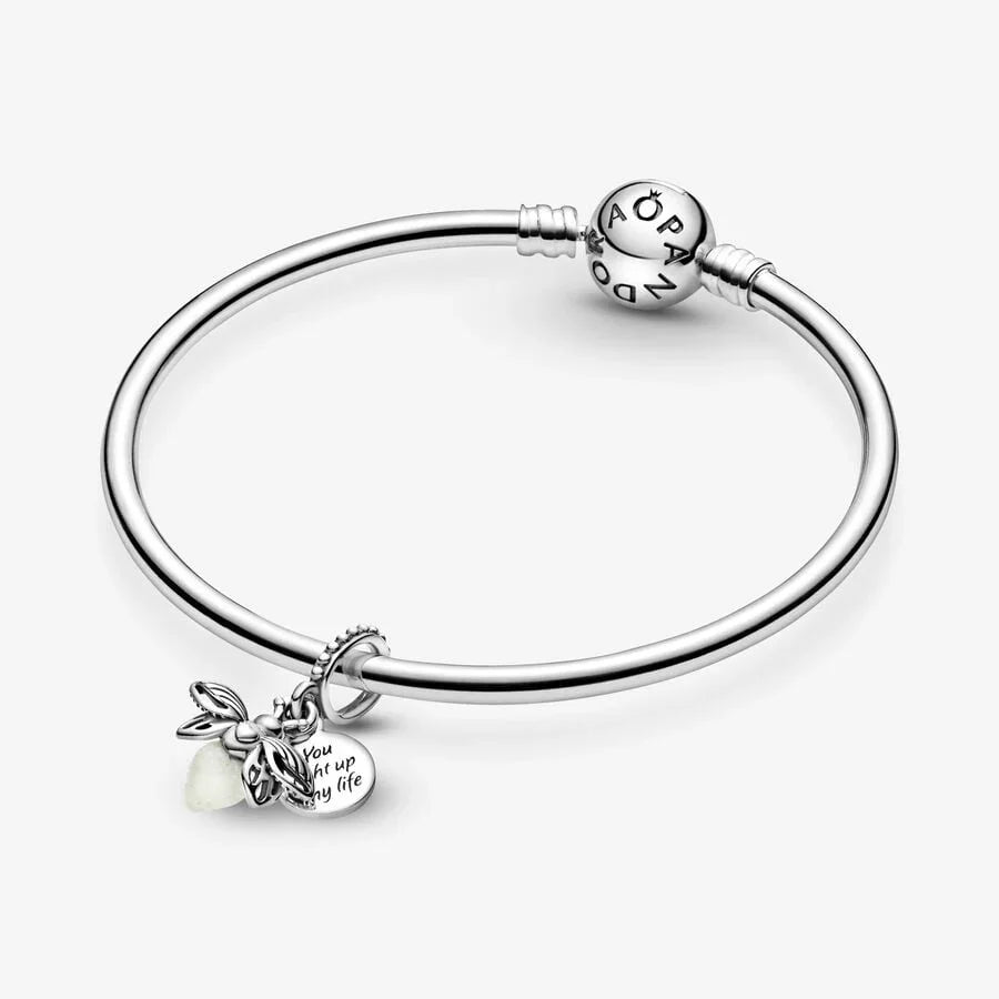 Phosphoreszierender Glühwürmchen-Anhänger-Charm | Pandora-Ansicht 2