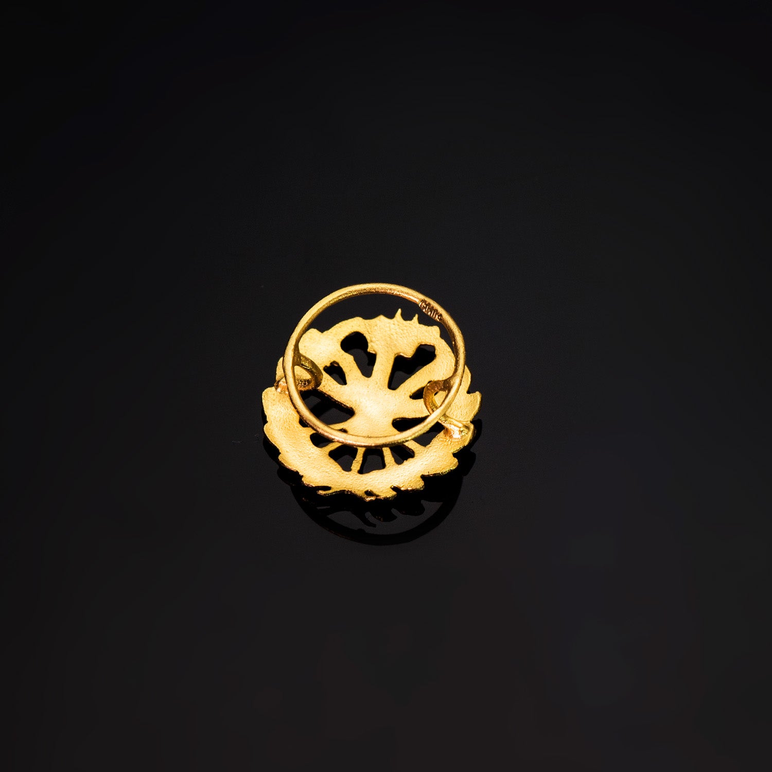 Insigna Inginer Agronom Aur Galben 18K 15 X 15 mm