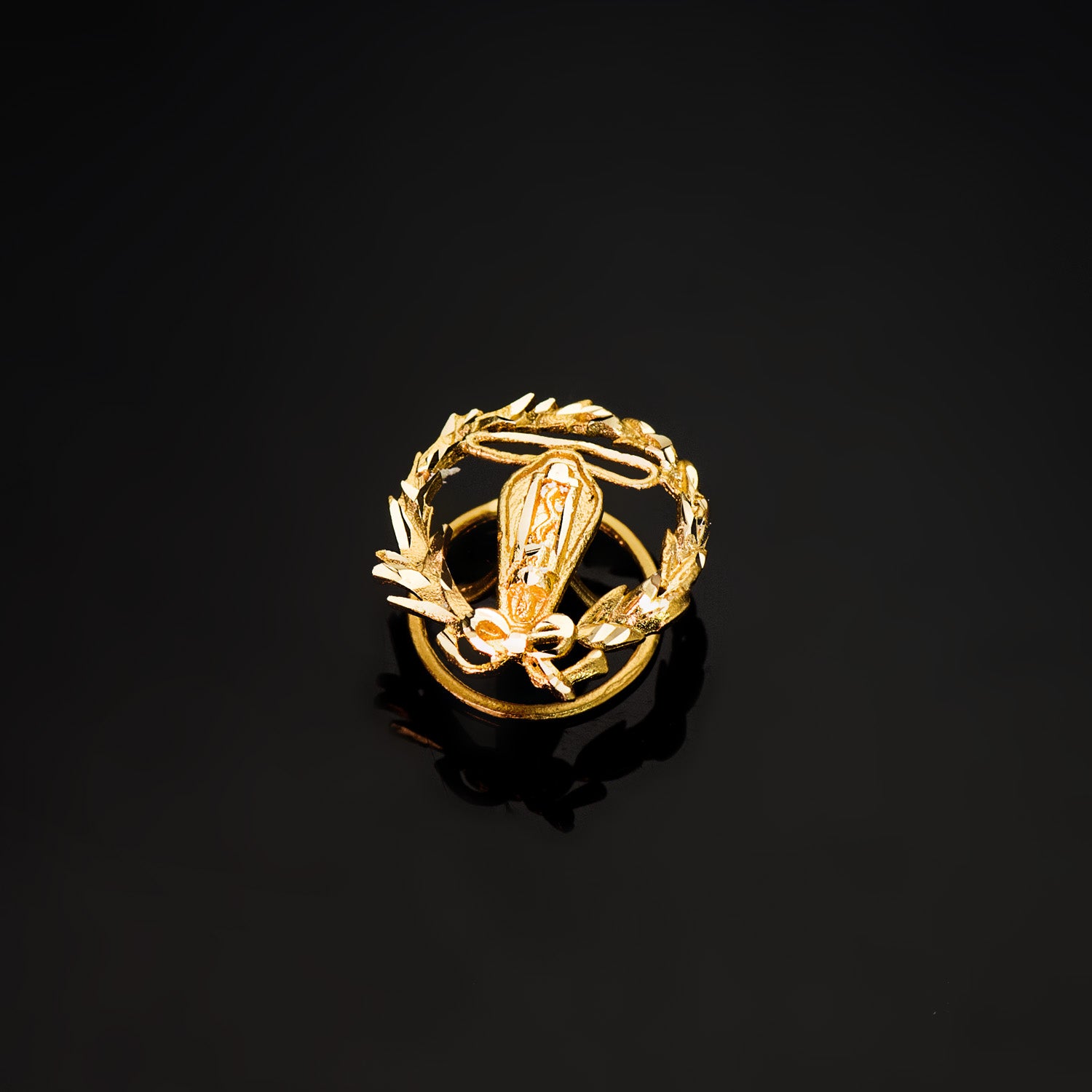 Insigna Inginer Electronic 18K Aur Galben 16 x 14 mm