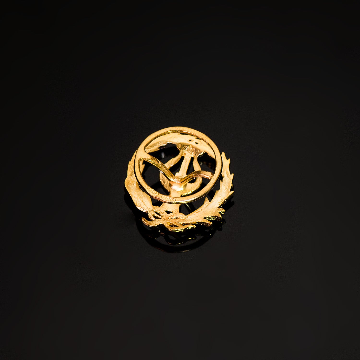 Musikermärke 18K Gult Guld 16 X 14 mm