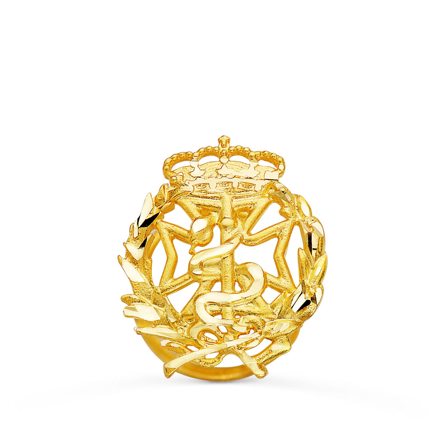 Badge de Dentisterie Or Jaune 18K 17 X 14 mm