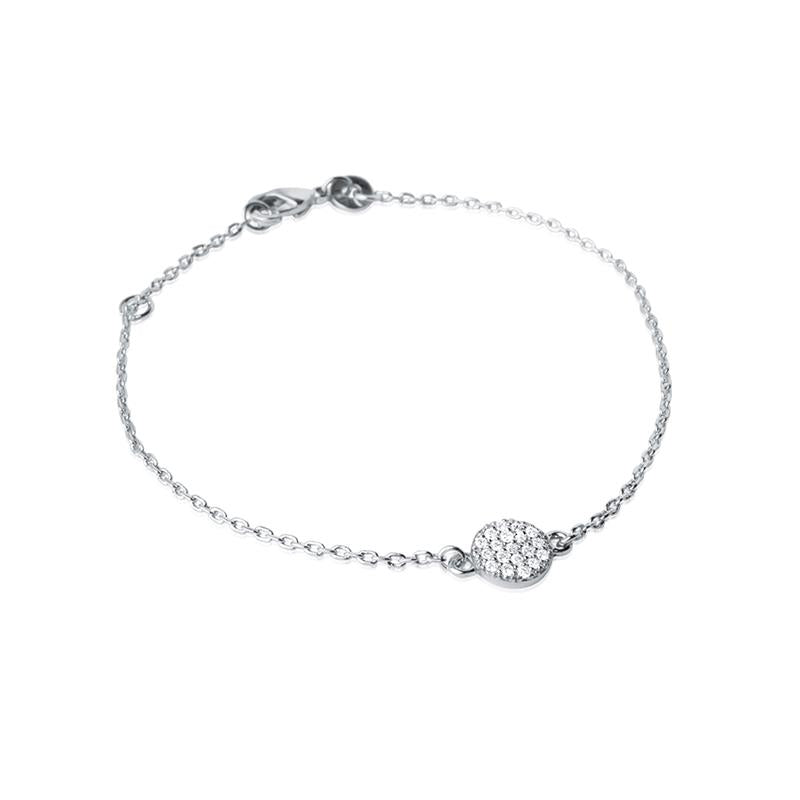 Pavimento - Pulsera - Plata
