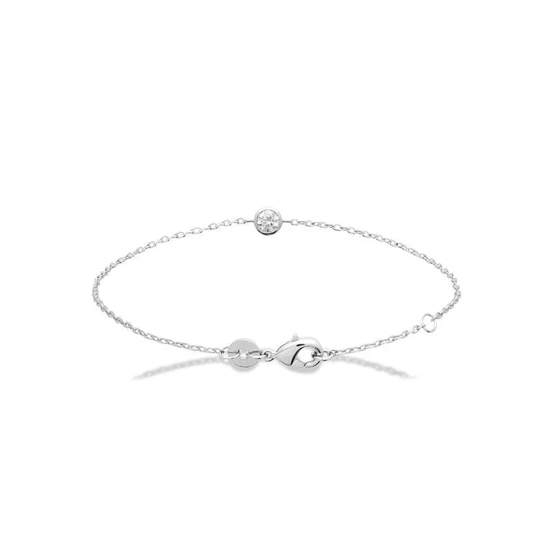Solitaire - Armband - Zilver