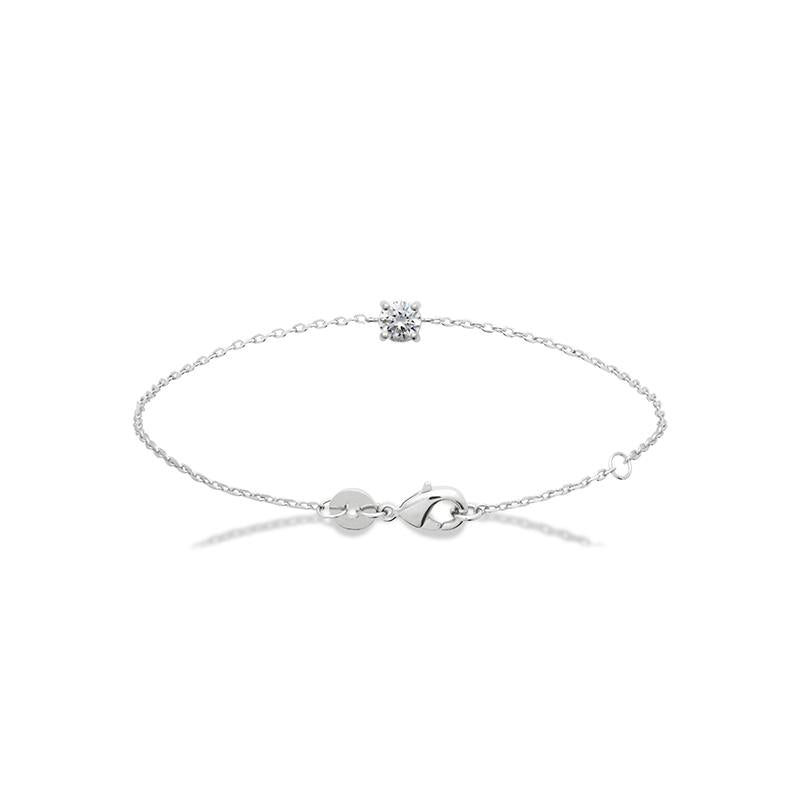 Solitario - Pulsera - Plata