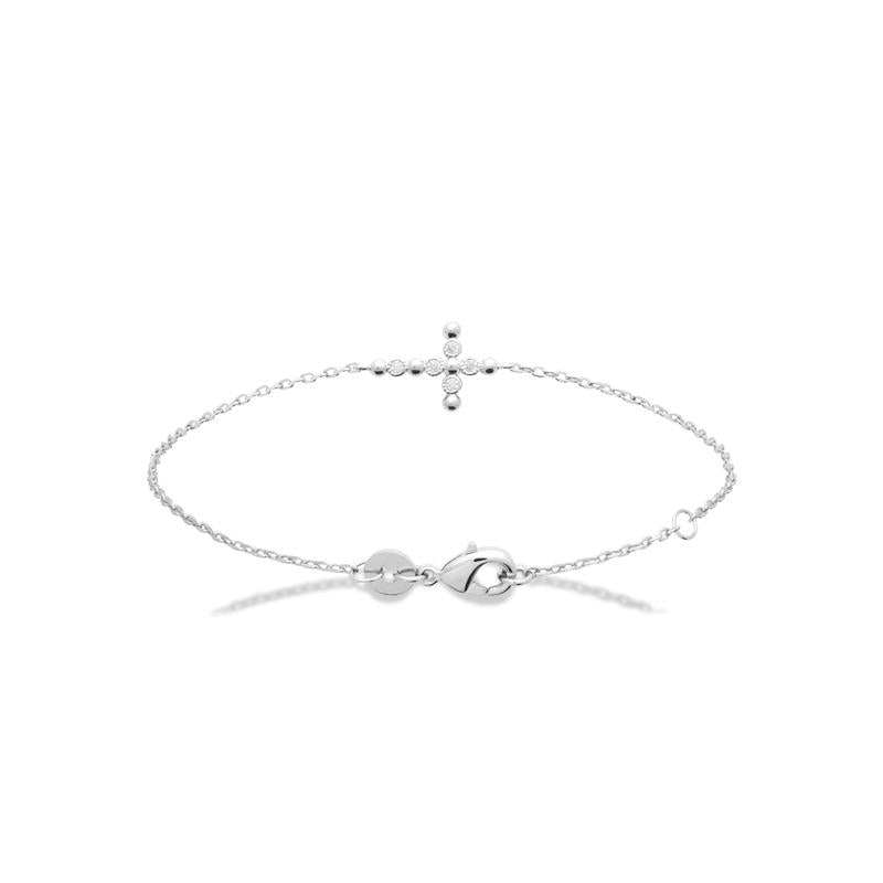 Cross Bracelet – Silver | Azuline