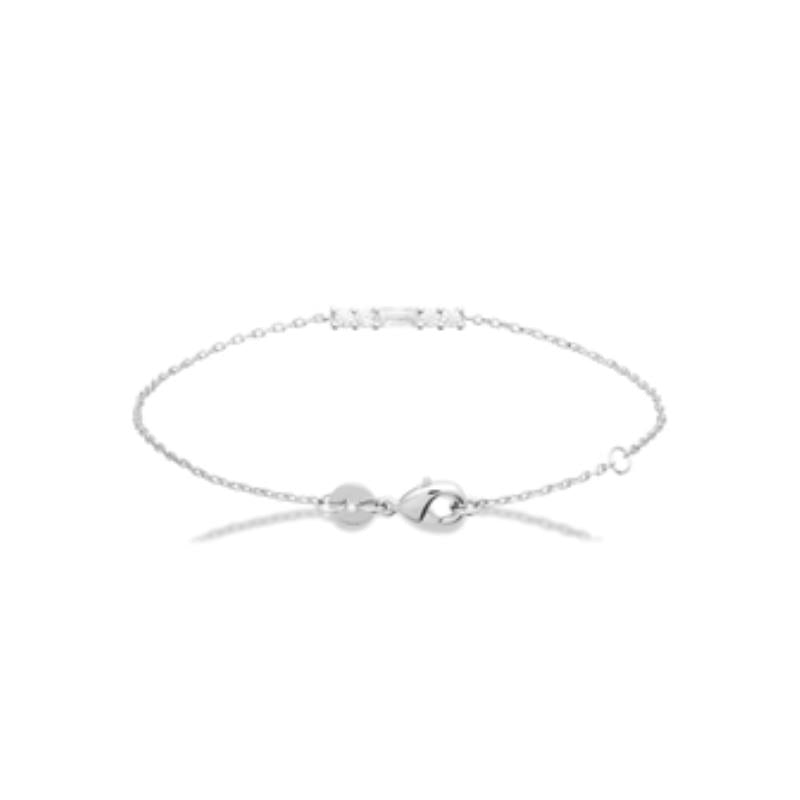 Minimalist Pearl Bracelet – Silver | Azuline