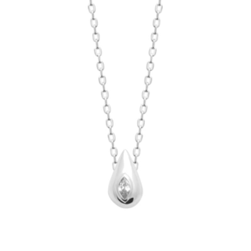 Drop Necklace – Silver | Azuline