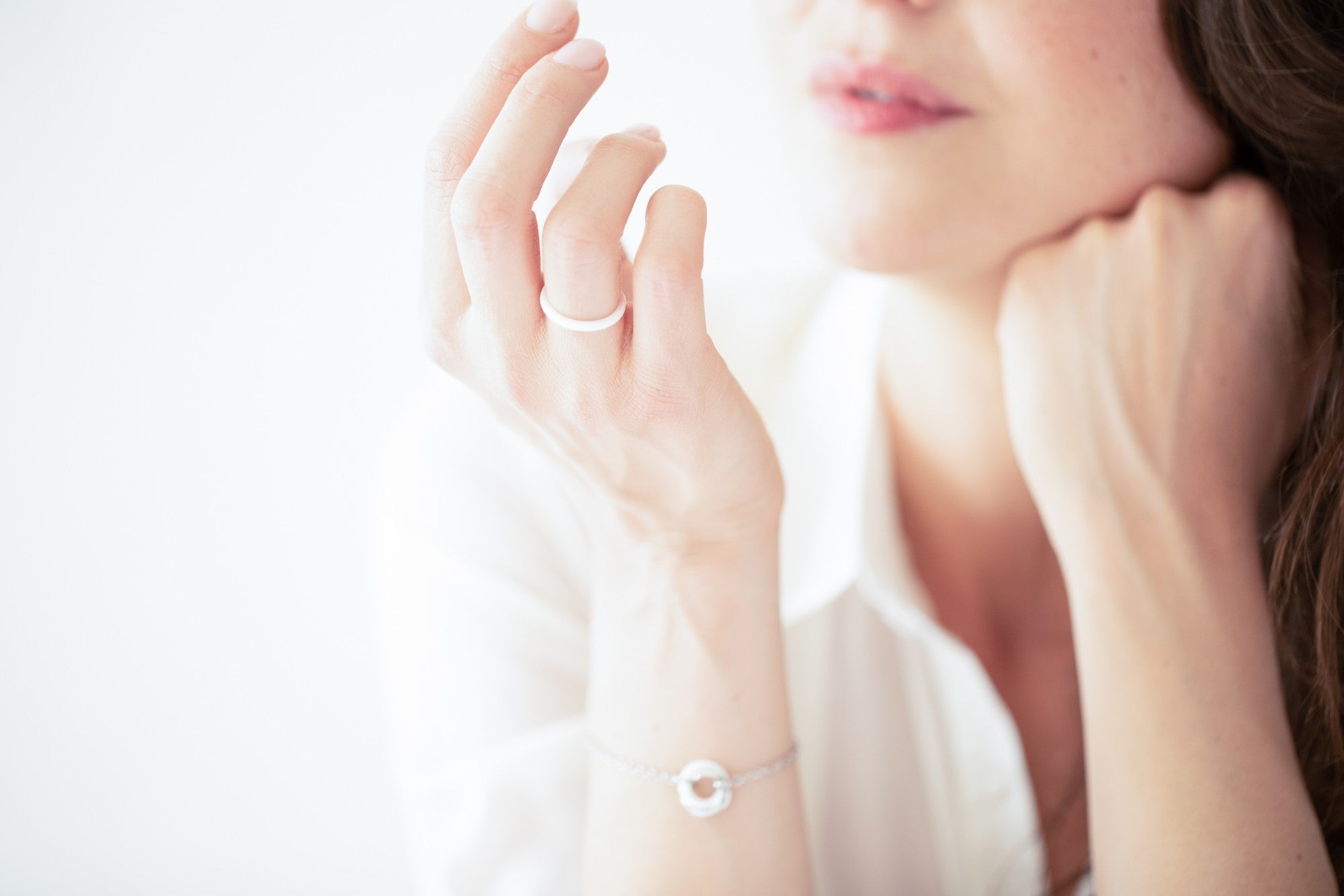 Ring - White Ceramic