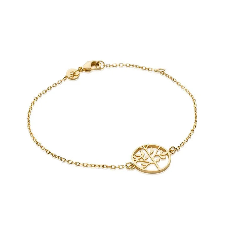Baum des Lebens – Armband – vergoldet