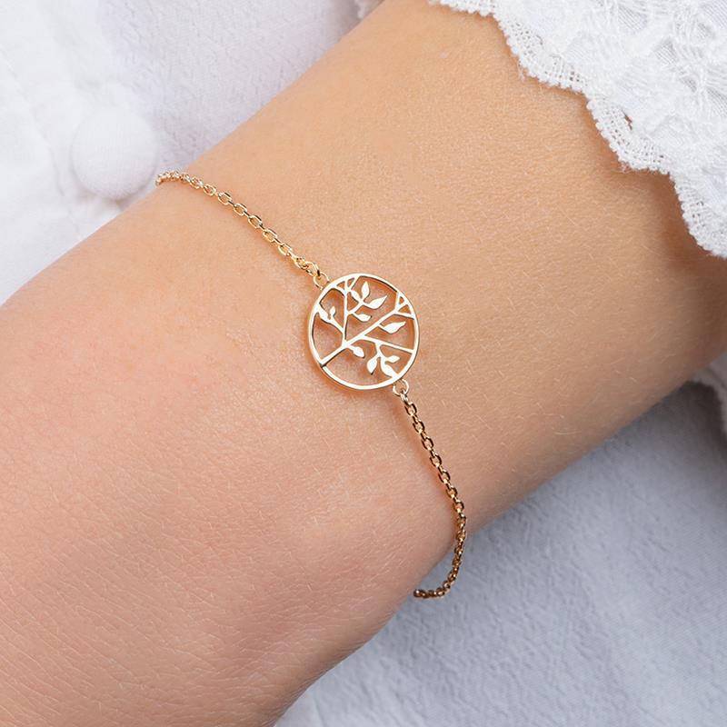Lebensbaum - Armband - Vergoldet Ansicht 2