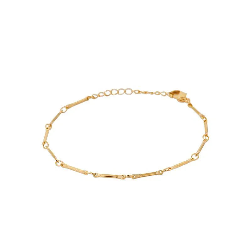 Haarspange – Armband – vergoldet