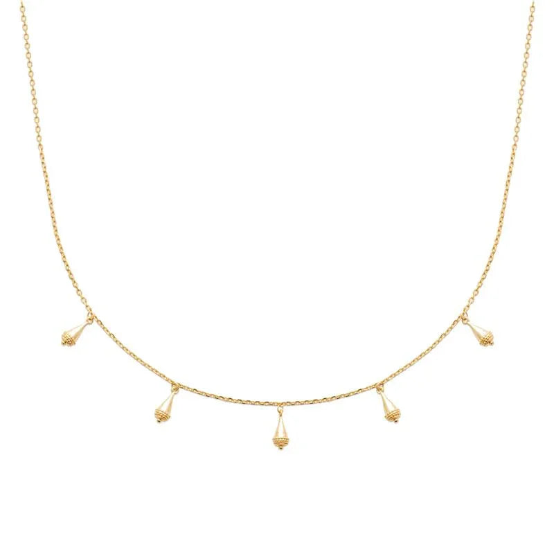 Charm – Halskette – vergoldet