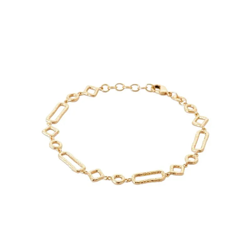 Hypnotique - Enlace - Pulsera - Chapado en oro