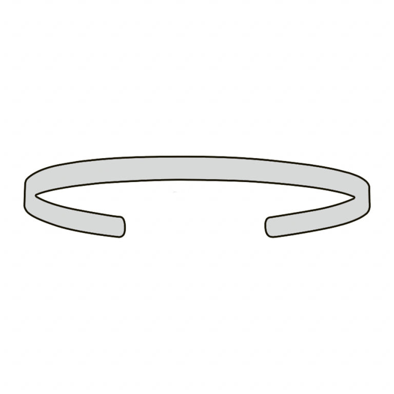 Lintarmband – Gouden staal | Azulin-weergave 2