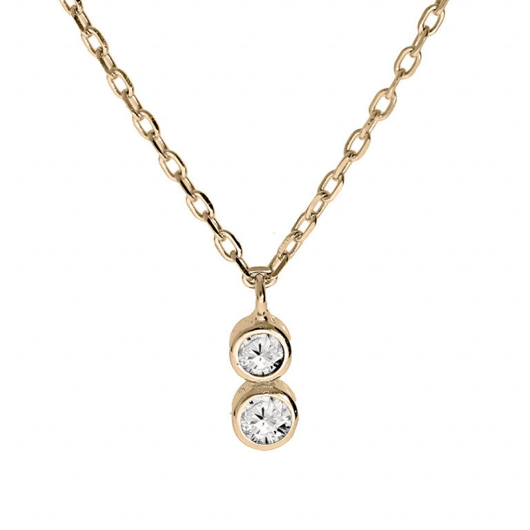 Pendant Necklace – Silver Gilded with Fine Gold | Azuline