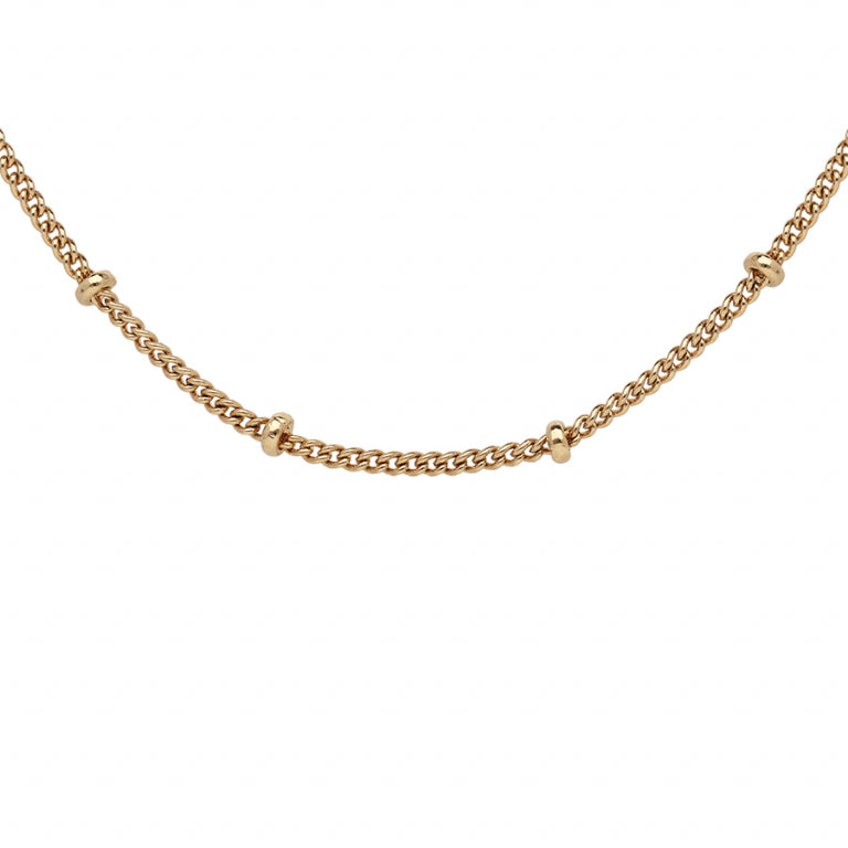 Collier Gourmette – Plaqué Or | Azuline