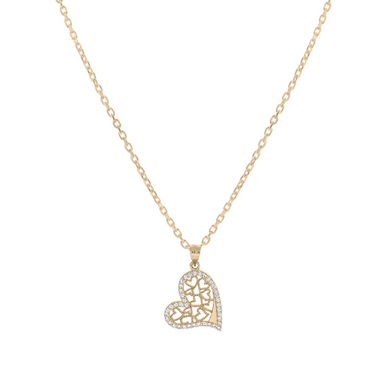 Hartketting – Verguld | Azulin-weergave 2
