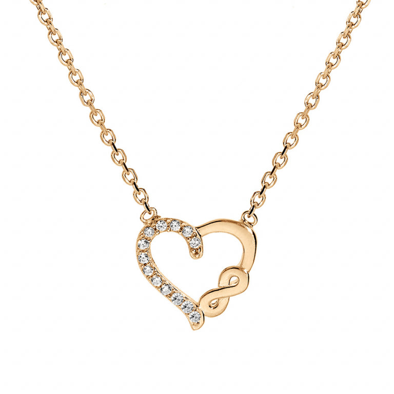 Collier Cœur – Plaqué Or | Azuline
