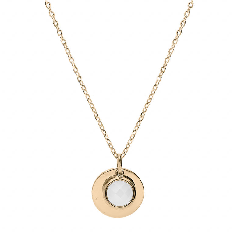 Collier Pampille – Argent Doré à l’Or Fin | Azuline vue 2