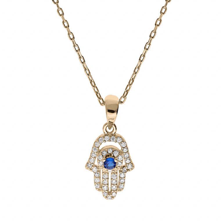 Collier Main De Fatma – Plaqué Or | Azuline