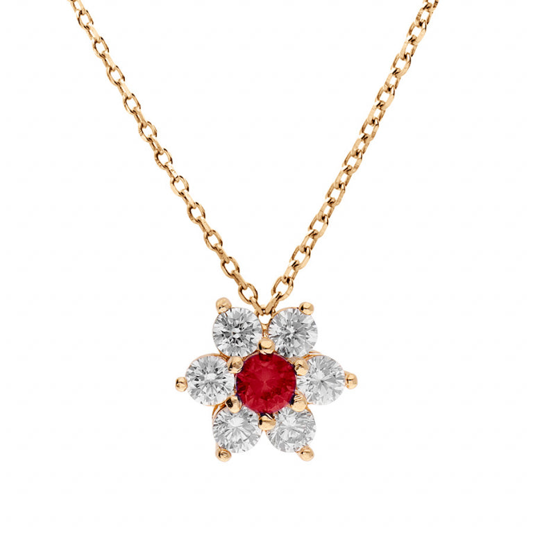 Marguerite Necklace – Silver Gilded with Fine Gold | Azuline