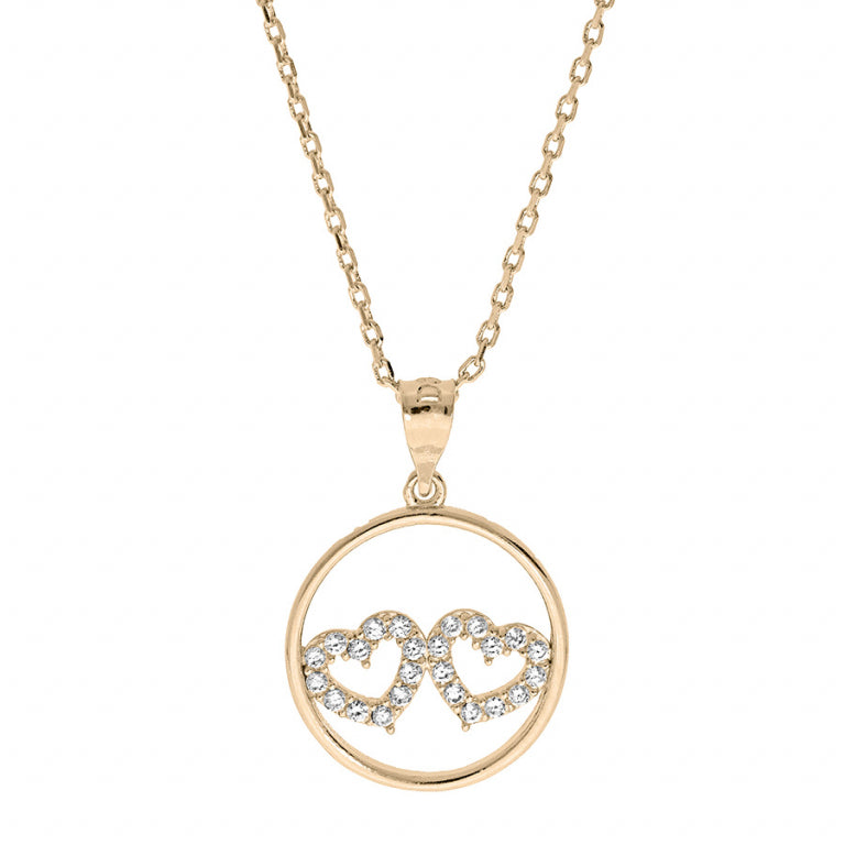 Circle Necklace – Gold Plated | Azuline