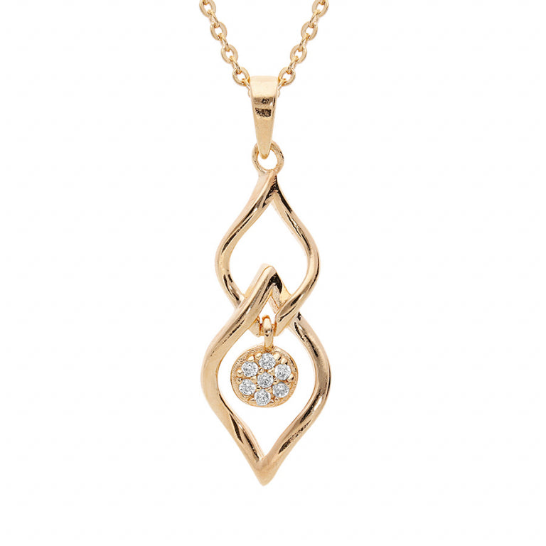Druppelketting – Verguld | Azulin