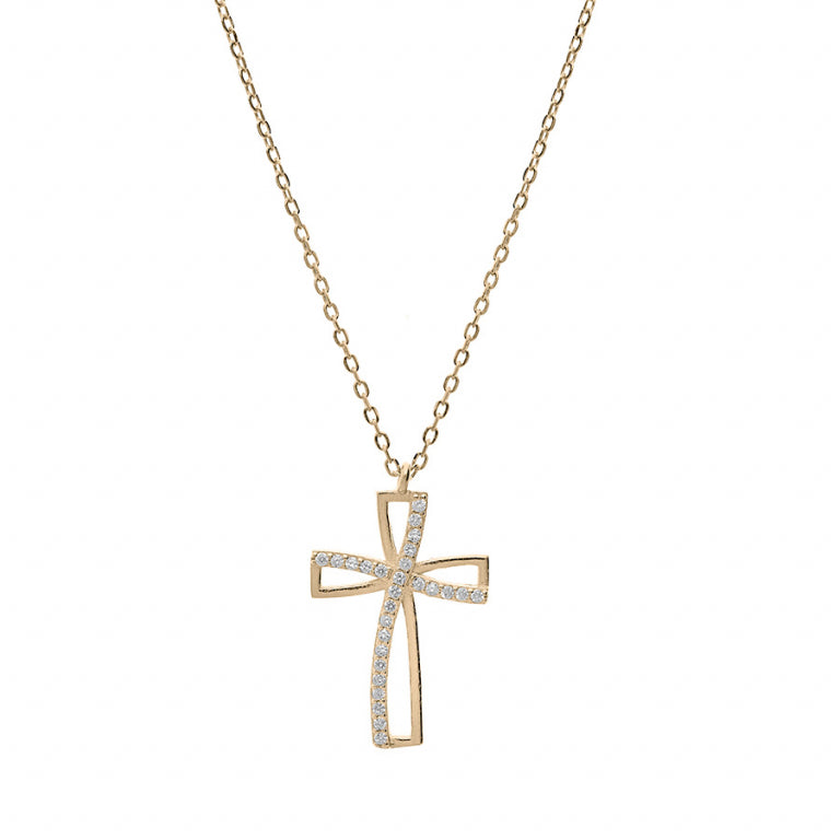 Kruisketting – Verguld | Azulin-weergave 2