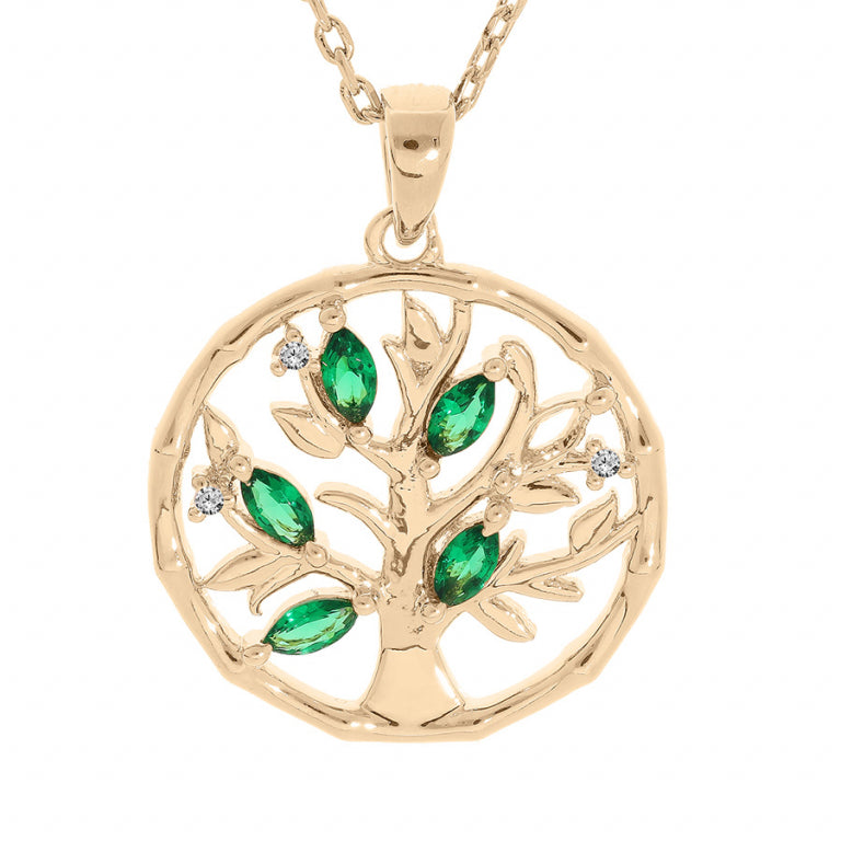 Tree of Life Necklace – Gold Plated | Azuline