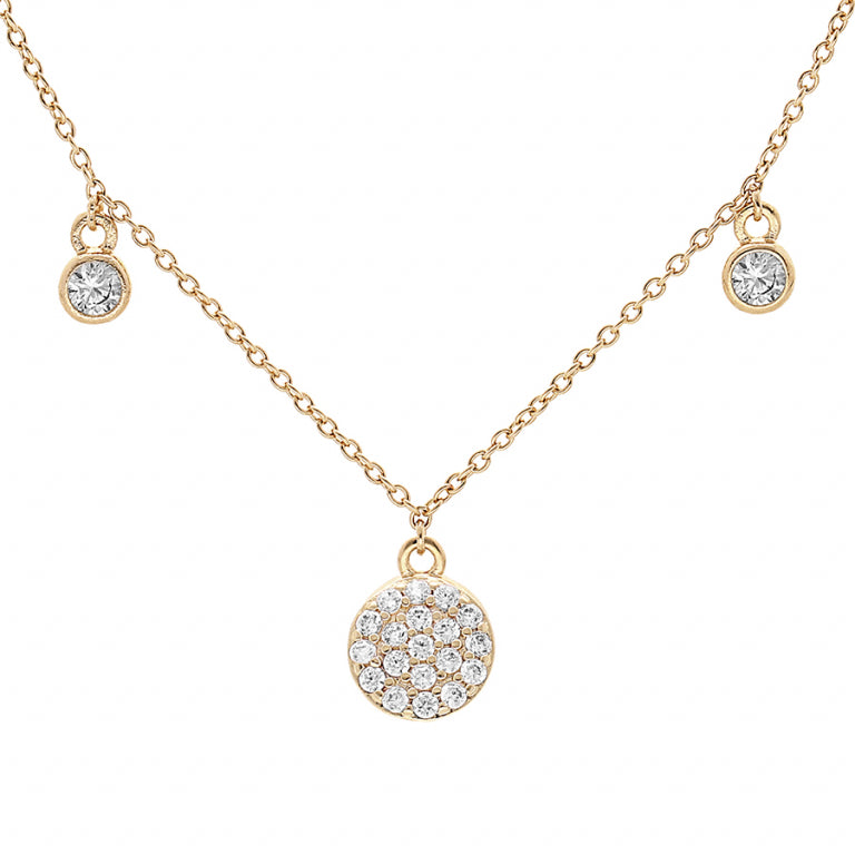 Tassel Necklace – Silver Gilded with Fine Gold | Azuline