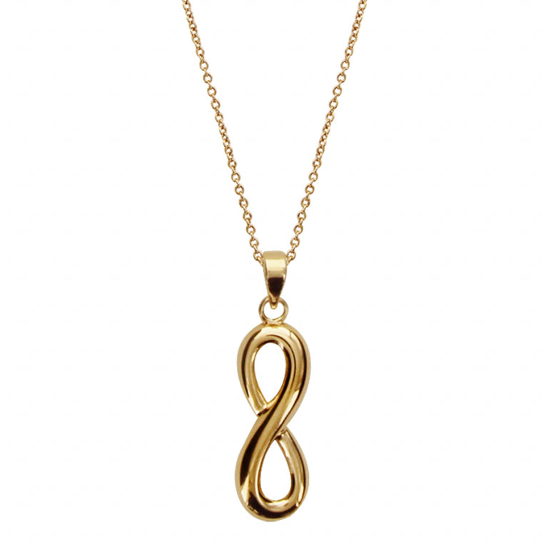 Collier Forme Huit (Infini) – Plaqué Or | Azuline