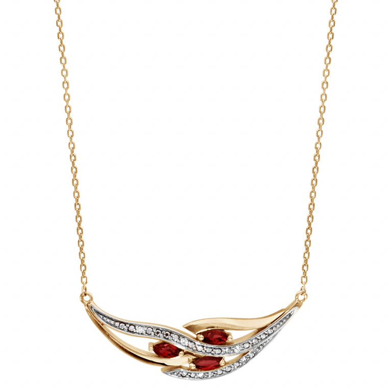 Collier Navette – Argent Doré à l’Or Fin | Azuline vue 2