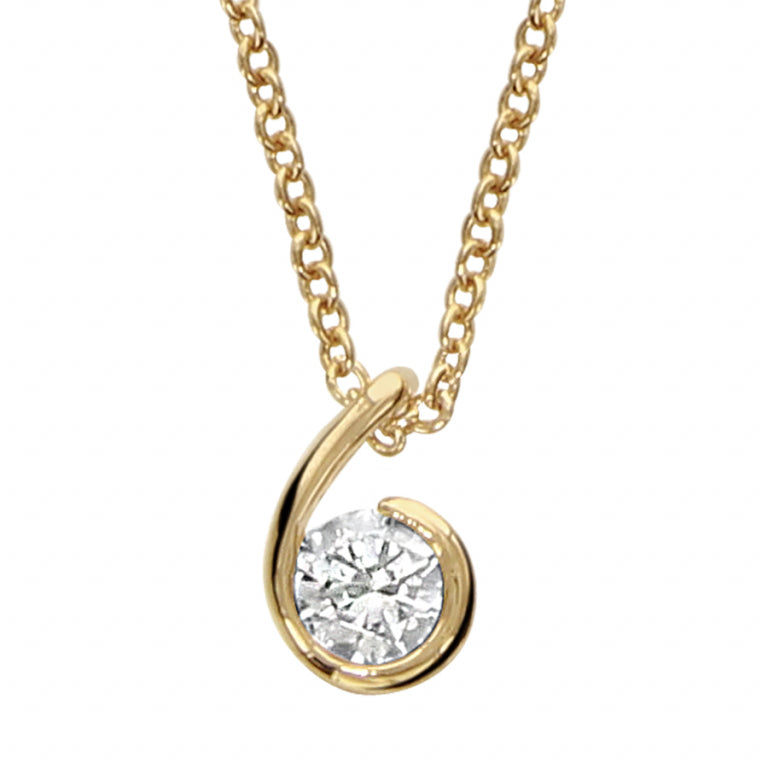 Komma ketting – Verguld | Azulin